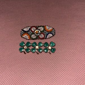 Vintage pin bundle clover St Patrick